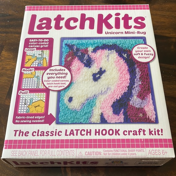 Toys Latchkits Unicorn Mini Rug Craft Kit Poshmark